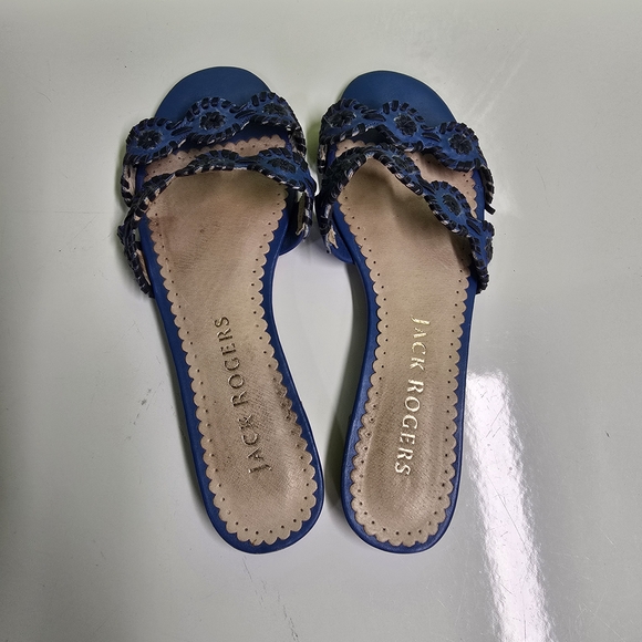 Jack Rogers Women's Blue Sandals - Picture 2 of 3